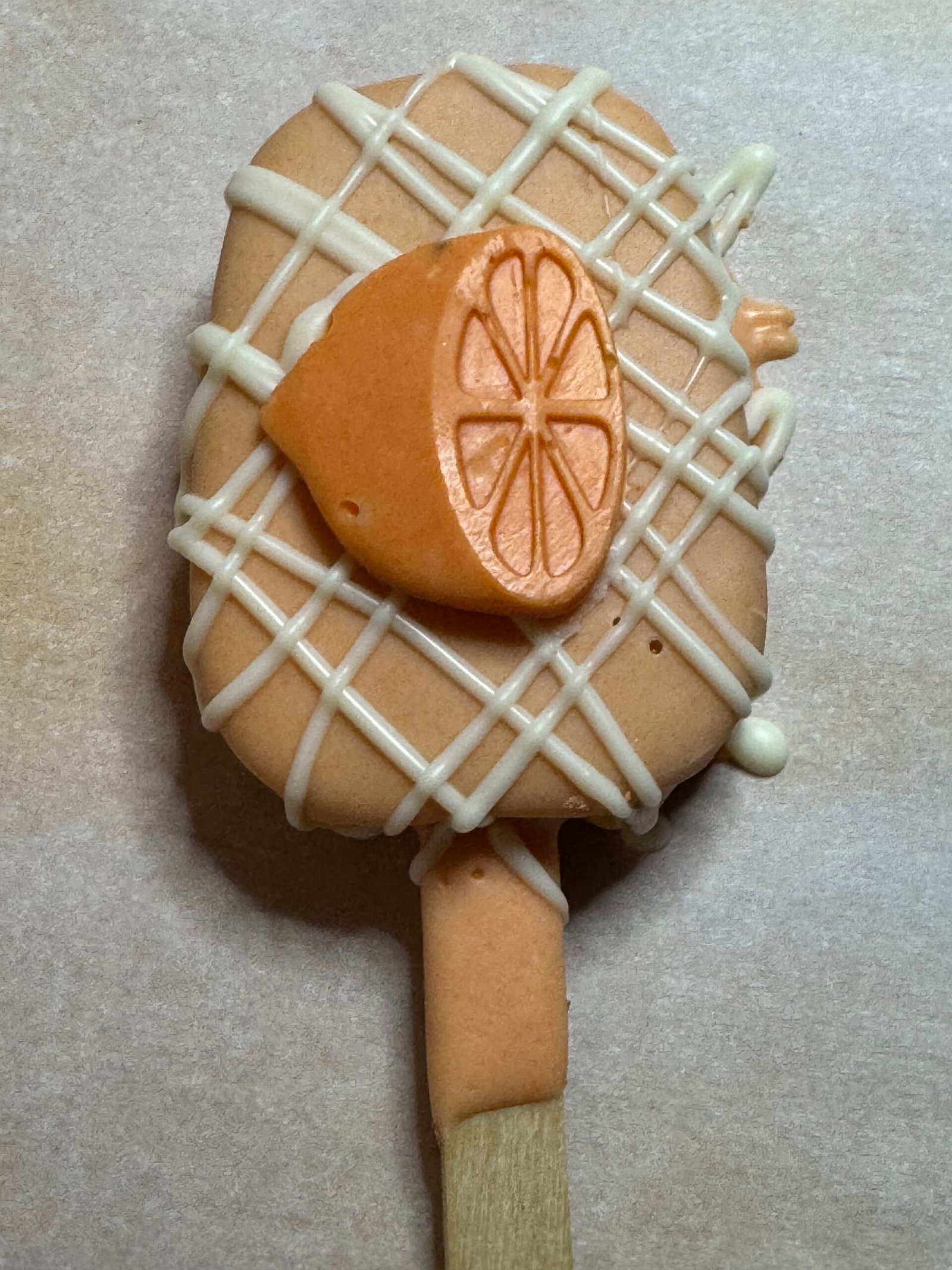 Blood Orange Cake Pop